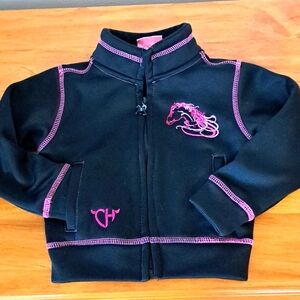 Cowgirl Hardware embroidered horse jacket 18M zip